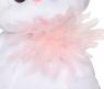 Мягкая игрушка "Кошечка Ли-Ли" с розовой хризантемой, 24 см