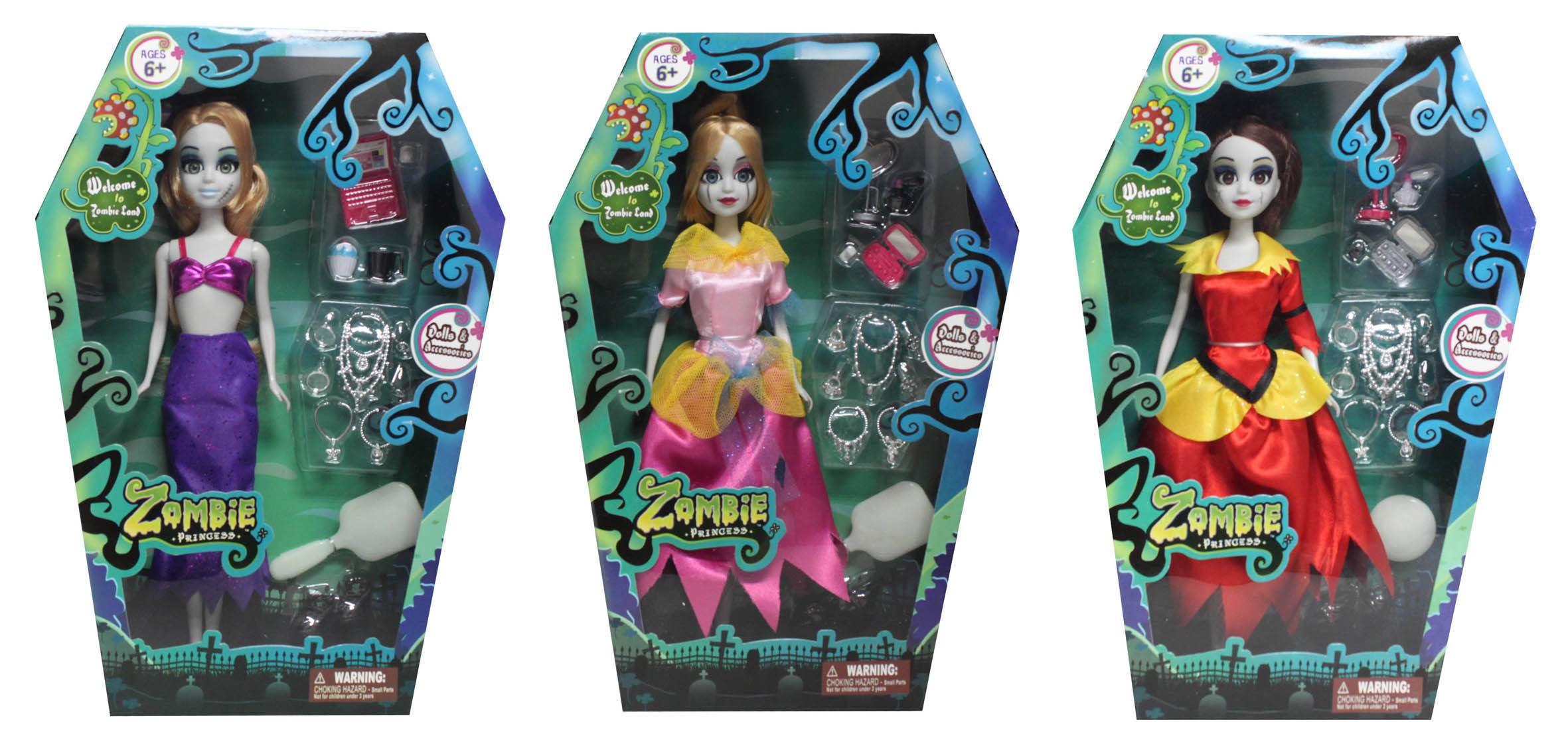 Кукла Zombie Princess c аксессуарами, 30 см