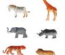 Набор фигурок "В мире животных" - Дикие животные, 6 шт, 8.75 см
