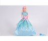 Кукла в голубом платье, в пакете, 28 см