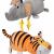 Мягкая игрушка "Вывернушка" - Тигр-Слон, 40 см
