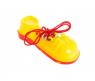 Шнуровка "Клоунский ботинок", красно-желтый