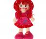 Мягкая кукла "Девочка" с косичками и цветочком на платье, 35 см