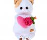 Мягкая игрушка "Кошечка Ли-Ли с розовым сердечком", 24 см
