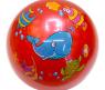 Мяч с наклейками "Подводный мир", 22 см