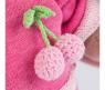 Мягкая игрушка "Зайка" в розовом платье с вишенкой", 25 см