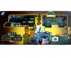 Железная дорога Best Classic Train (свет, звук, дым), 18 деталей