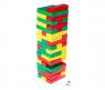 Настольная игра "Цветная башня" с кубиком, 54 детали