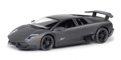 Инерционная коллекционная машинка Lamborghini Murcielago LP670-4 SV, черная, 1:32