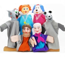 Набор для кукольного театра "Репка", 6 кукол