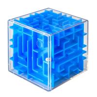 Головоломка "Лабиринтус" - Мини-куб, синий, 6 см