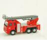 Инерционная модель "КамАЗ" - Пожарная служба, со стальным краном, 1:54