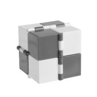 Игрушка-головоломка Infinity Cube, серо-белый