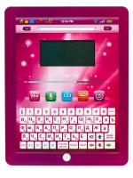 Обучающий русско-английский планшет (32 функции), розовый
