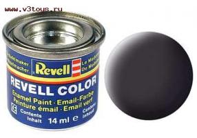 Эмалевая матовая краска Revell Color, битумно-черная