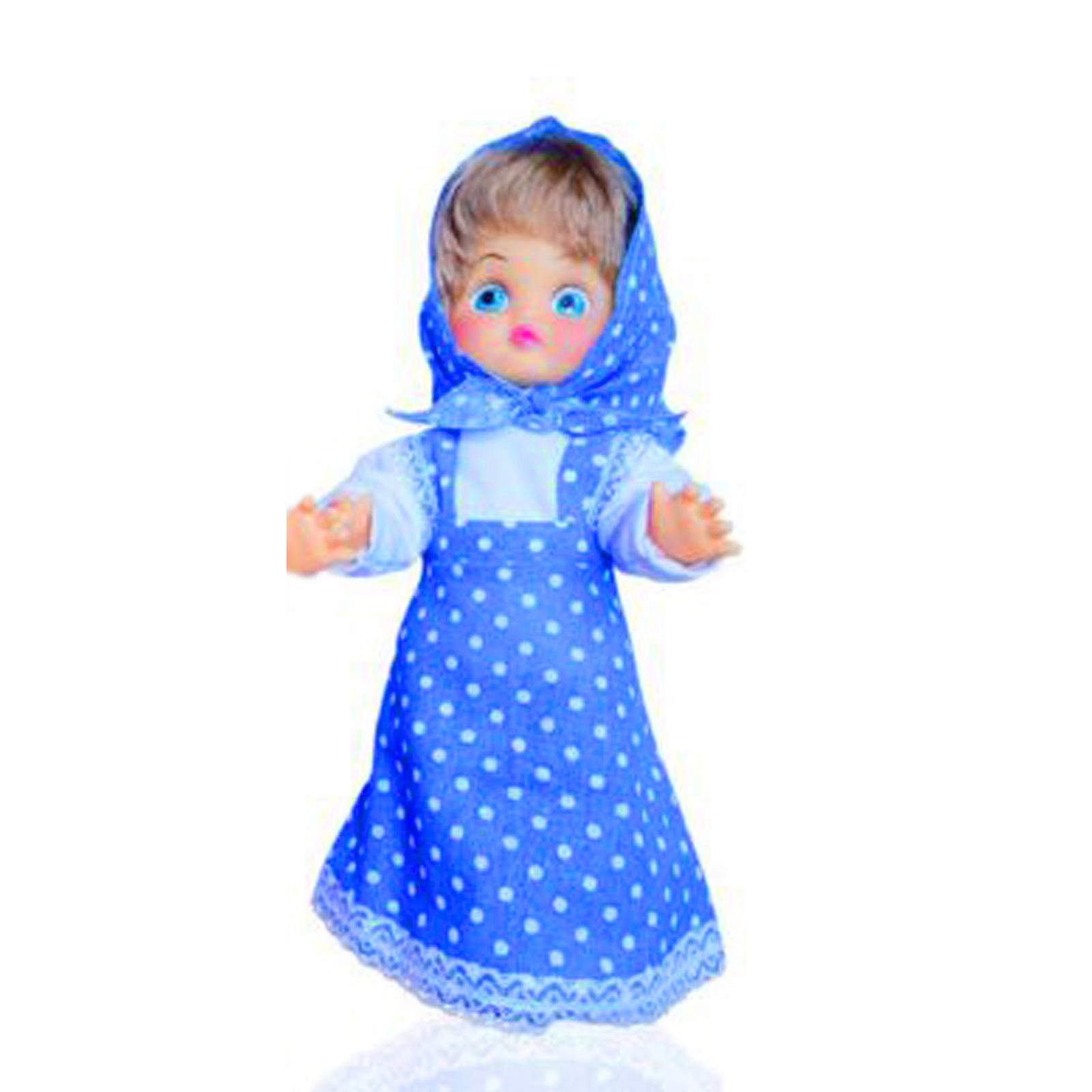 Кукла в синем платье