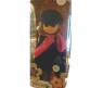 Озвученная кукла "Наталья 2", в синем, с розовым шарфиком, 35 см