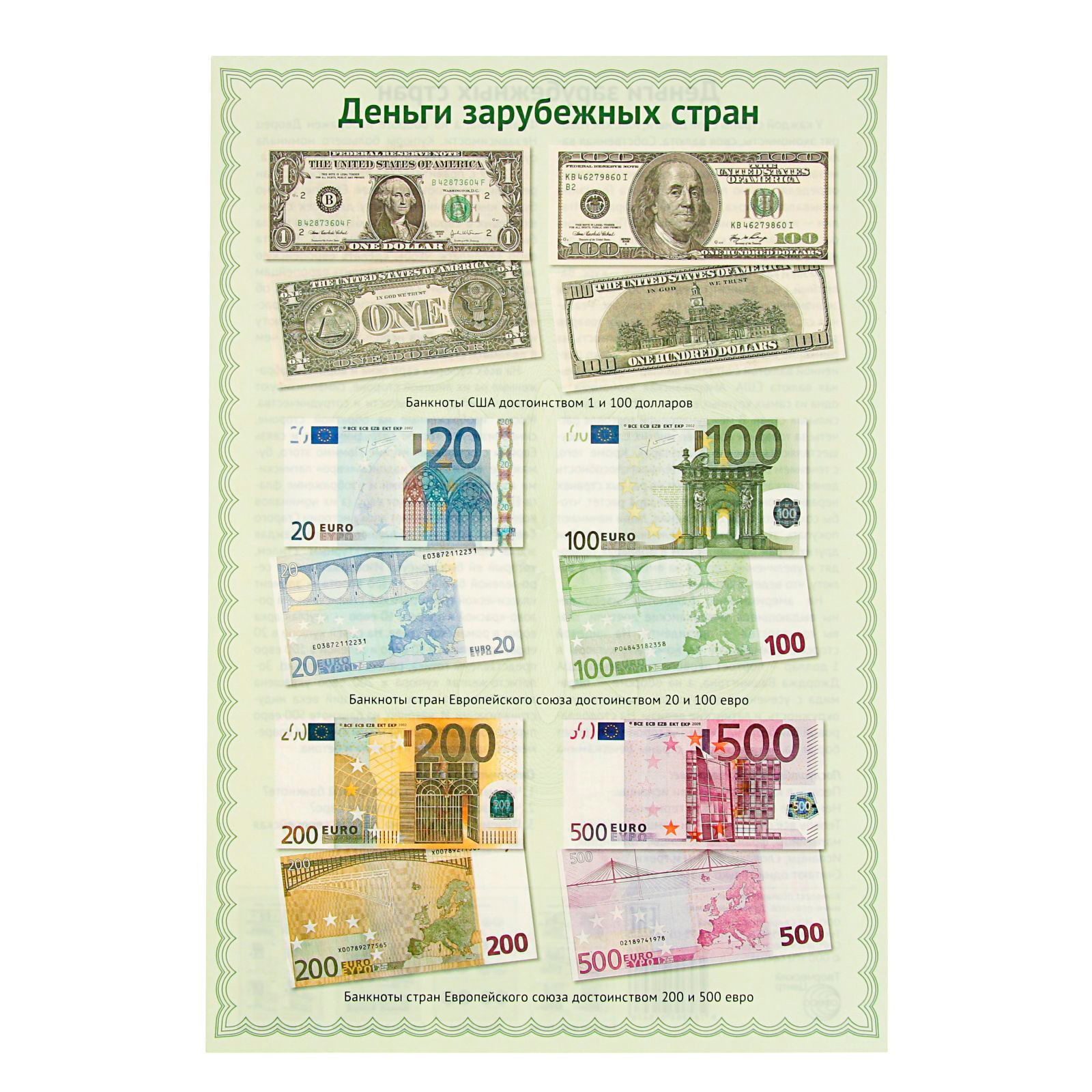 Знаки денежных купюр. Современные бумажные деньги. Иностранные бумажные деньги. Плакат с купюрами. Изображение денежных купюр и мелочи.