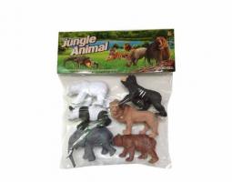 Набор фигурок Jungle Animal - Дикие животные, 6 шт.
