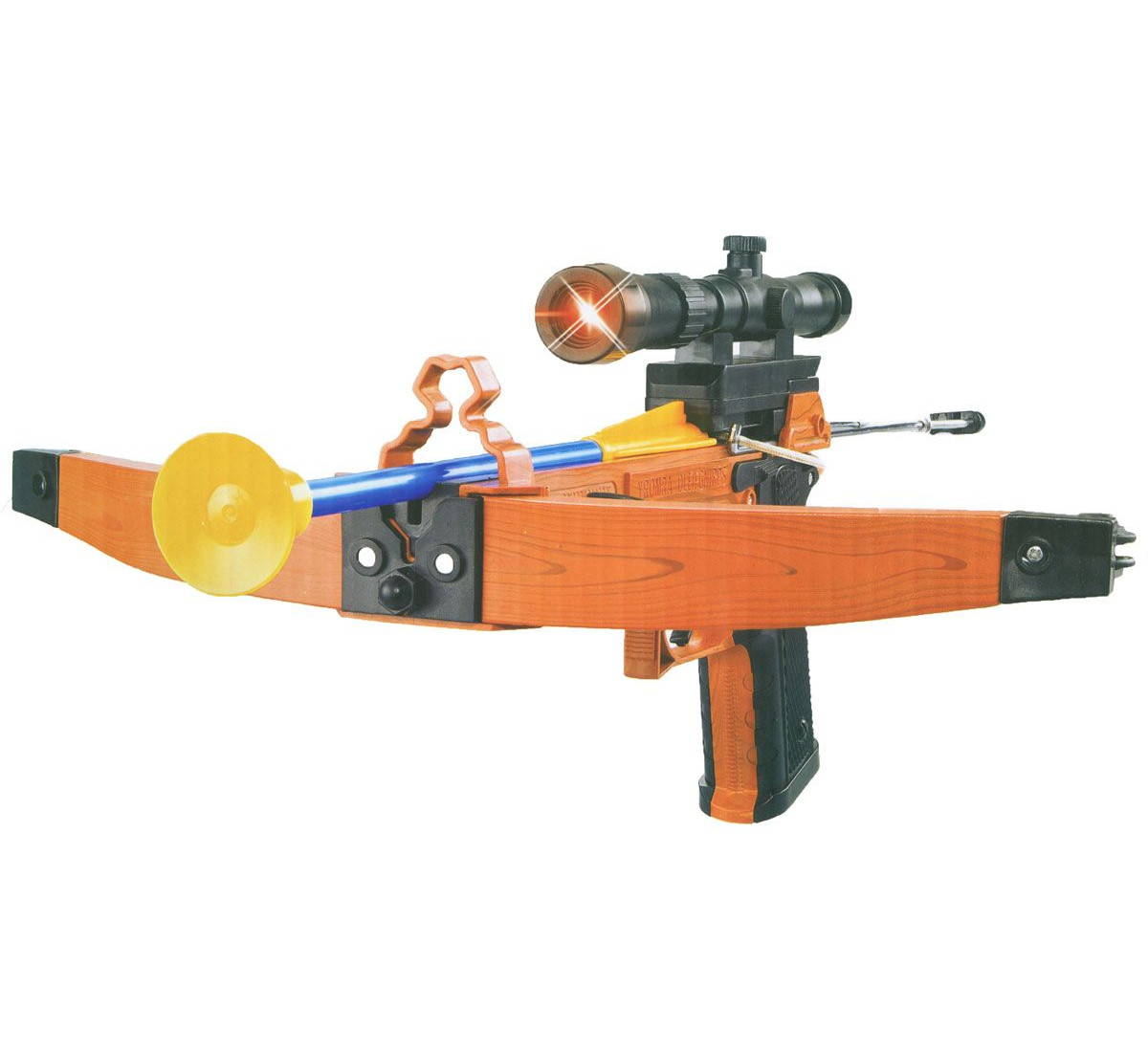 Арбалет с 3 стрелами и мишенью, оранжевый