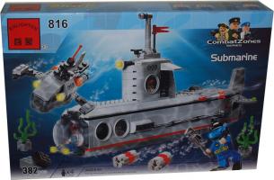 Конструктор "Военная подводная лодка", 382 детали