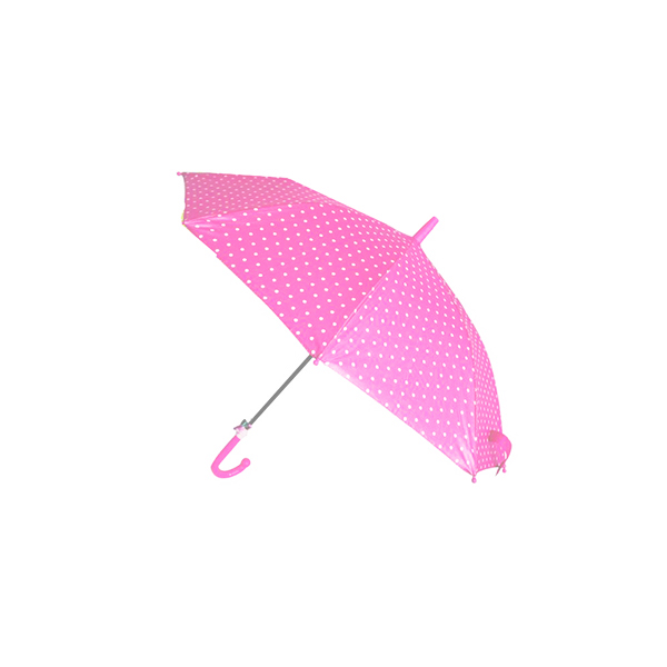 Детский зонт со свистком, розовый, 45 см