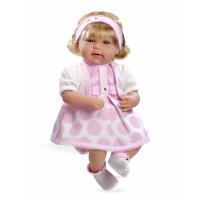 Мягкая кукла Elegance в розовом платье (звук), 45 см