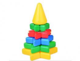Пирамида для детей "Елочка", 12 деталей