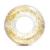 Надувной круг Transparent Glitter, 119 см
