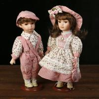 Набор из 2 коллекционных керамических кукол "Парочка" - Анфиса и Марк