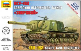 Сборная модель "Советская САУ "ИСУ-152", 1:72