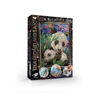Алмазная картина на подрамнике Diamond Mosaic - Малая панда