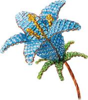 Набор для творчества "Цветок из бисера" - Голубой колокольчик