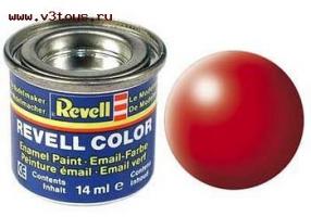 Шелково-матовая светящаяся краска Revell Color, красная