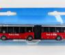 Коллекционная модель "Автобус с гармошкой", красный, 1:87