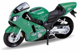 Мотоцикл Kawasaki Ninja ZX-12R 2001, 1:18