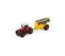 Игрушечный трактор с прицепом Farm, желто-красный, 9.5 см