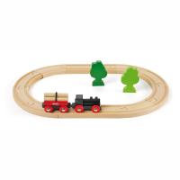 Игровой набор "Железная дорога с грузовым поездом", 18 деталей