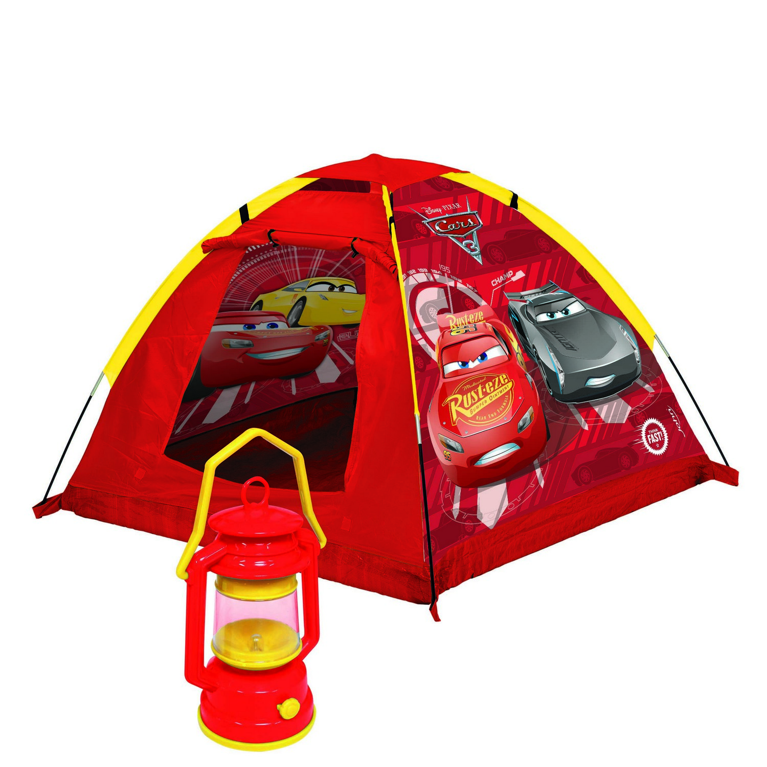 Детская игровая палатка с фонарем.Тачки