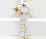 Кукла "Дед Мороз", золотисто-белый, 43 см