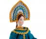 Фарфоровая кукла "Боярыня в бархатной шубке", 30 см