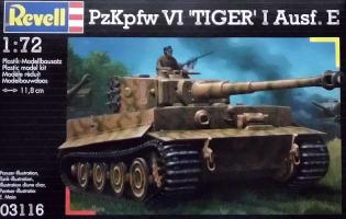 Сборная модель танка "PzKpfw VI Tiger", 1:72