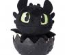 Мягкая игрушка "Как приручить дракона-3" - Плюшевый дракон в черном яйце