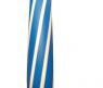 Крученый обруч в полоску, синий, 60 см