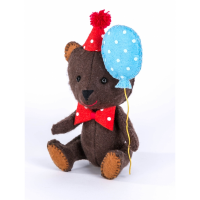 Набор для создания игрушки из фетра "Детки" - Happy Мишка, 11.5 см