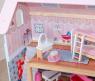 Кукольный домик "Открытый коттедж" с мебелью, 19 предметов