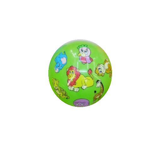Детский мяч, зеленый, 23 см
