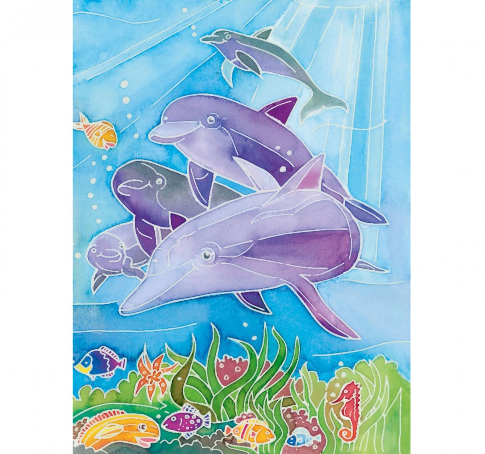 Картины дельфина для рисования