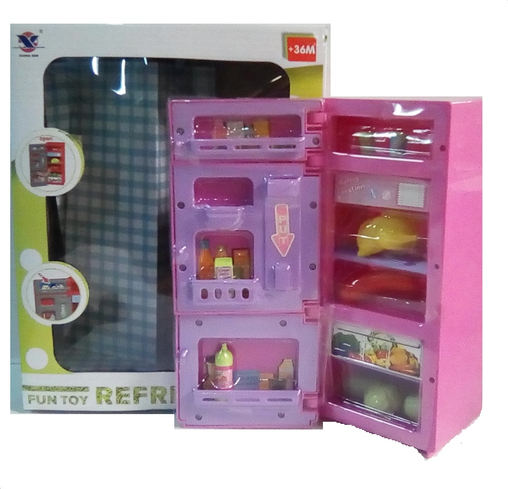 Детский холодильник Fun toy (свет, звук), розовый