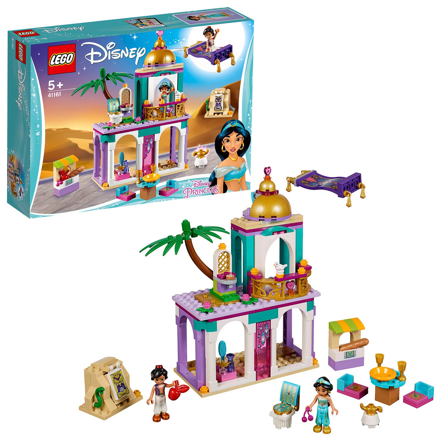 Конструктор LEGO Disney Princess - Приключения Аладдина и Жасмин во дворце
